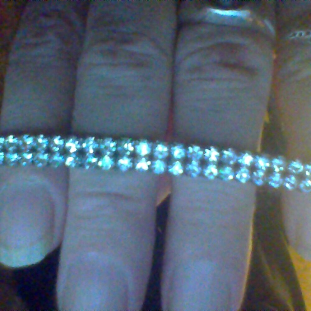stainless steel and cz diamonds bracelet